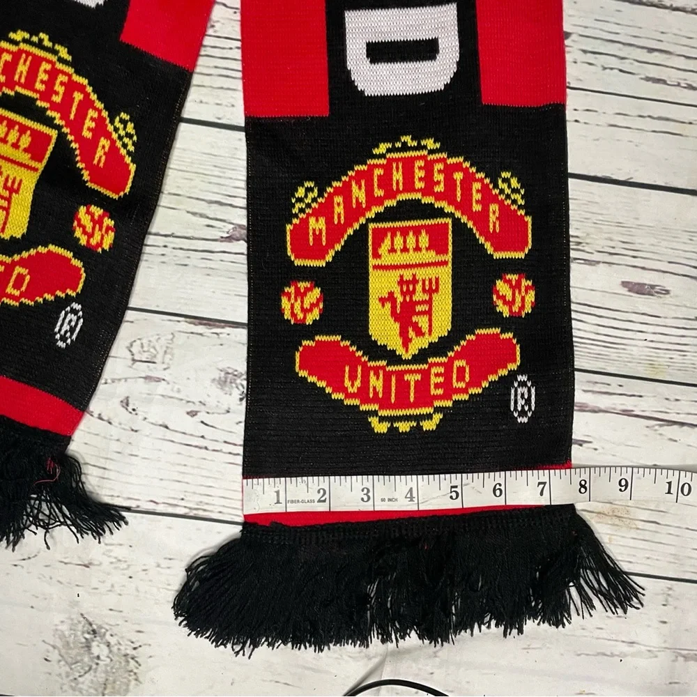 Manchester United scarve scarf red and black